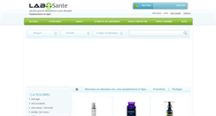 Desktop Screenshot of labosante.com